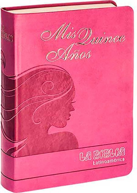 Biblia Latinoamérica Letra Grande - Símil Piel - Mis 15 Años
