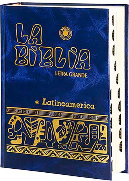 La Biblia Latinoamérica Letra Grande Cartoné, Con Uñeros