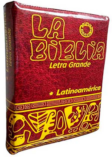 La Biblia Latinoamérica Letra Grande Cremallera Plástica