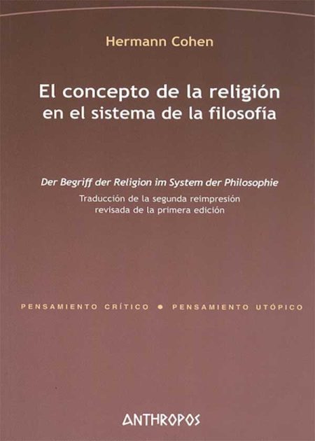 El Concepto De La Religión En El Sistema De La Filosofía