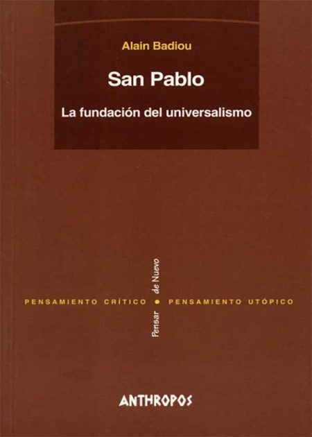 San Pablo La Fundación Del Universalismo