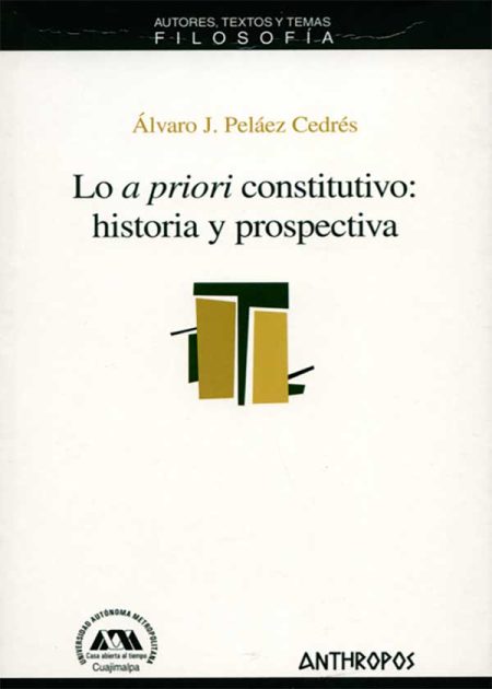 Lo A Priori Constitutivo Historia Y Prospectiva