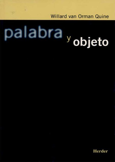 Palabra Y Objeto