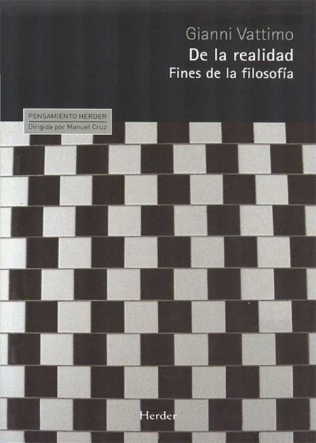 De La Realidad. Fines De La Filosofía